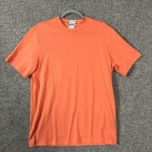 Brady Men's Size Medium Orange Pima Cotton Short Sleeve T-Shirt
